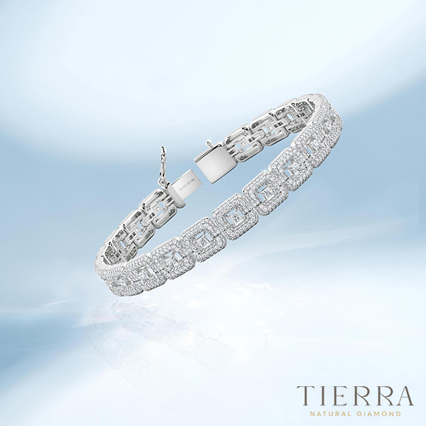 Lắc tay kim cương VTA8104 cá tính và độc đáo